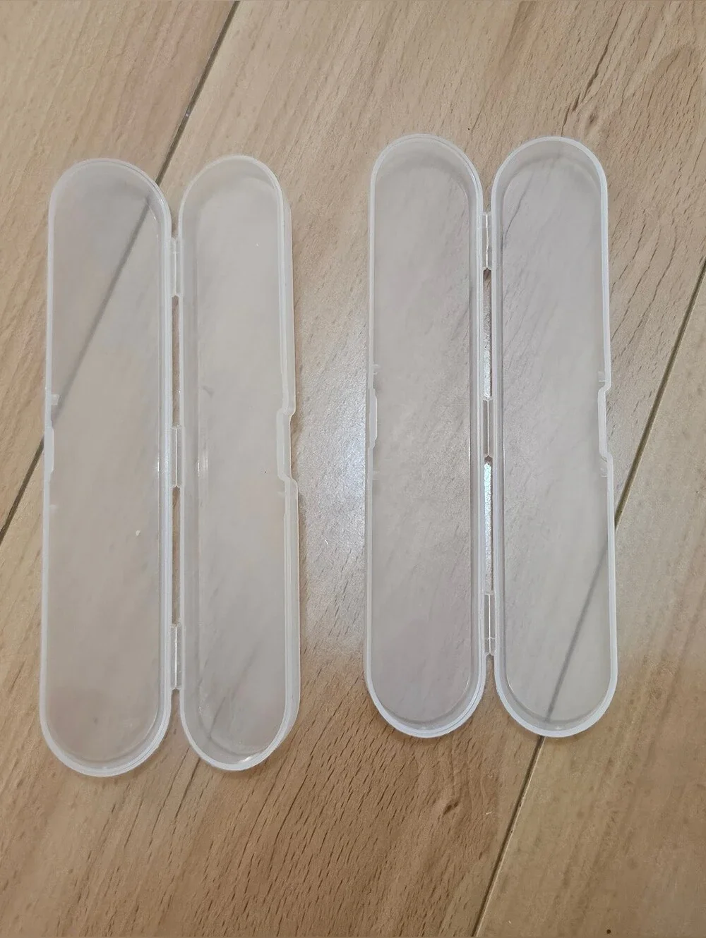 3 White Portable Protective Case Small Accessories